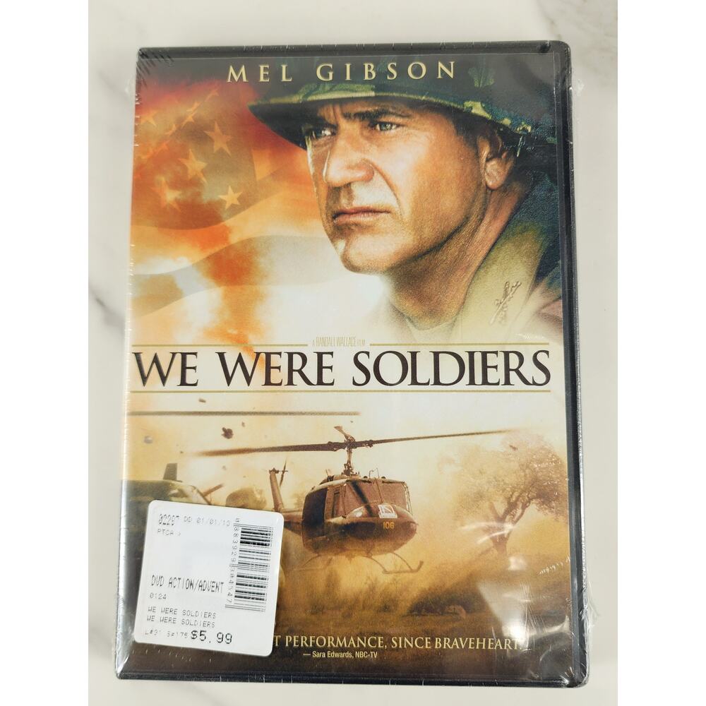 Movie We Were Soldiers DVD New Sealed Mel Gibson 2002 Dolby Digital USA